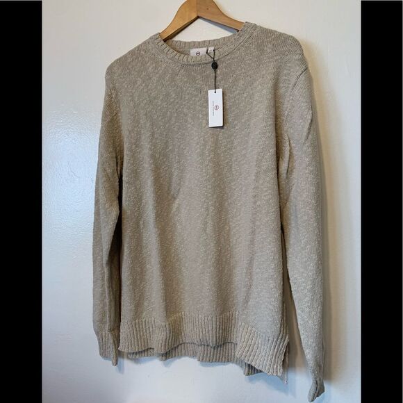 NWT Men’s AG Adriano Goldschmied long sleeve crew neck cotton sweater M and XXL - Picture 5 of 8